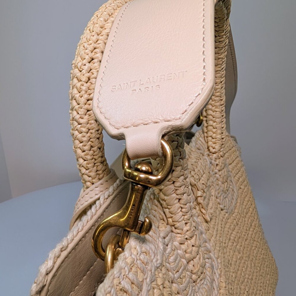 Yves Saint Laurent Downtown Raffia Bag - Picture 6 of 14